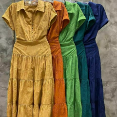 VESTIDO COM ABERTURA NAS COSTAS