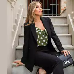 Regata com babados em maxi poas - loja online