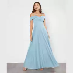 vestido ciganinha longo com brilho - comprar online