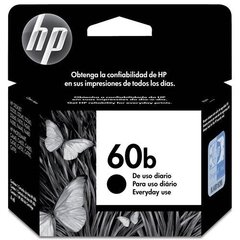Cartucho HP 60b Preto Original