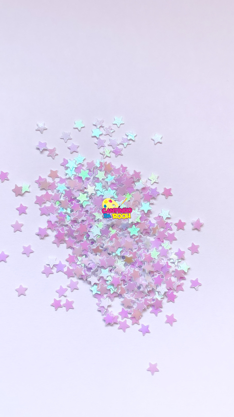 Aplique Estrela Paetê 3mm Furta Cor