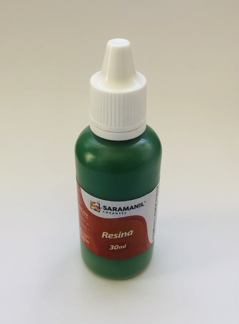 Corante para Resina Pigmento Verde Folha 30 ml - comprar online