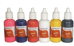 Kit 6 Pigmento Líquido Leitoso Para Resina Epóxi 30ml