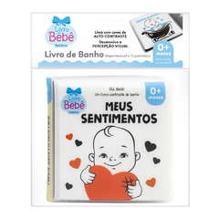 Olá, Bebê! Um livro contraste de Banho - Meus sentimentos