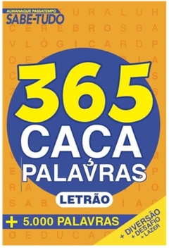 ALMANAQUE PASSATEMPO - CACA PALAVRAS - LETRAO