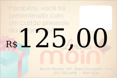 Vale-presente 125,00