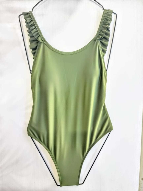 Enteriza Volados - Verde militar