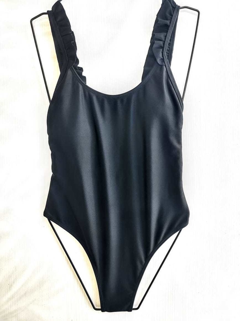 Enteriza Volados - Negra