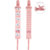 Kit Com 2 Prendedores De Chupeta Estrelas Buba Rosa na internet