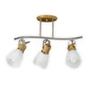 Plafon Sistema (s) 3 Luces En Platil Y Madera Roble Cx