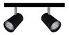Aplique 2 Luces Techo/pared Dicro Led Negro Lf
