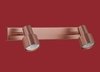 Aplique 2 Luces Cobre Con Base Para Pared/techo Ronda Rd