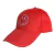 CAP POLYESTER ROJO REGULABLE VELCRO SMILE