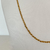CADENA ACERO DORADO TURBILLON - 50cm