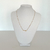 COLLAR ACERO DORADO FLECHA CUBIC - 40CM - comprar online