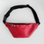 RIÑONERA ECOCUERO PU CON TACHAS - ROJO