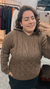Blusa Capuz Trançada - Lã Doce de Leite