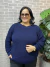 Blusa Bolinhas Ampla - Lã Marinho