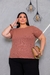 Blusa Ribana Algodão - Mocha Mousse na internet