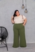 Máxi Pantalona - Verde Militar - A Wish Plus Size