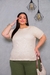 Blusa Ribana Algodão - Areia - comprar online