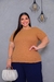 Blusa Ribana Algodão - Doce de leite