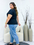 Blusa Ribana Algodão - Preta - comprar online