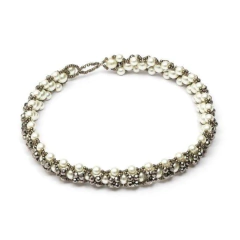 Choker Perlas