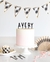 Cake Toppers Letras negro x 51 und - comprar online