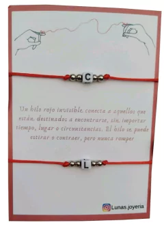 Pulseras del hilo rojo letras en internet