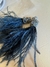 Aros Plumas Azul