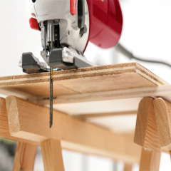Hoja de sierra de calar, trabajo en madera, diente especial de incisión, HCS 100/75 corte grueso x 2 unidades KWB - Tienda Einhell