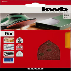 Quick-Stick triángulos abrasivos GR 240, madera y metal, corindón puro x 5 unidades KWB - comprar online