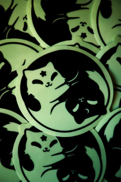Sticker Yin Yang (Glow In The Dark)