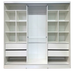 Placard 1.80 x 1.80 Blanco - MUEBLERIA MIKASA