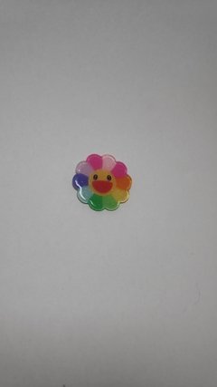 Flor Smile Arco-Iris