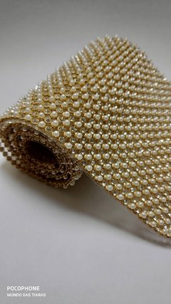 Manta de strass com Perola