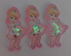 Aplique Movimento Princesas Brilha no Escuro - Mundo das Tiaras