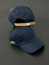 Bonè Lacoste gabardine (fita couro)