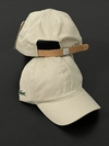 Bonè Lacoste gabardine (fita couro)