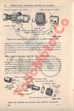 Manual reparación generador y arranque Ford v8 1933 a 1947 - tienda online