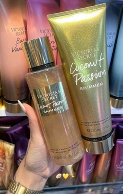 Kit Hidratante Shimmer Victoria's Secret + Body Splash Shimmer Victoria's Secret
