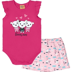 Conjunto Body - Rolú 8918.1 - Pink Power