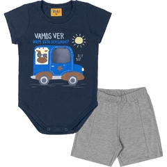 Conjunto Body - Rolú 90151.2 - Azul Marinho - P