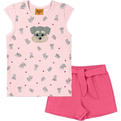 Conjunto Blusa - Rolú 8945 - Rosa Ballet - 3