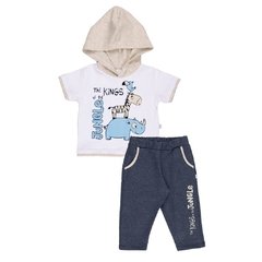 CONJUNTO BLUSA CURTA E CALÇA - HUG CON10651