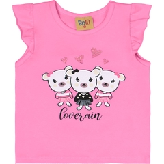 Conjunto Cropped - Rolú 8949.2 - Rosa Chiclete - 1 - comprar online