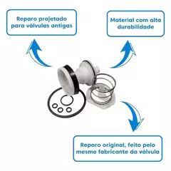 Reparo Acionador para Válvula de Descarga Acionador VDE 08911 Fabrimar - comprar online