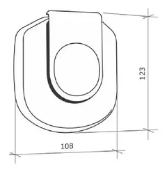 Acabamento Válvula Pistao Flux 3650 Cromado Preto 06611 Fabrimar - comprar online