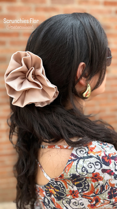 Scrunchies Flor (dupla)